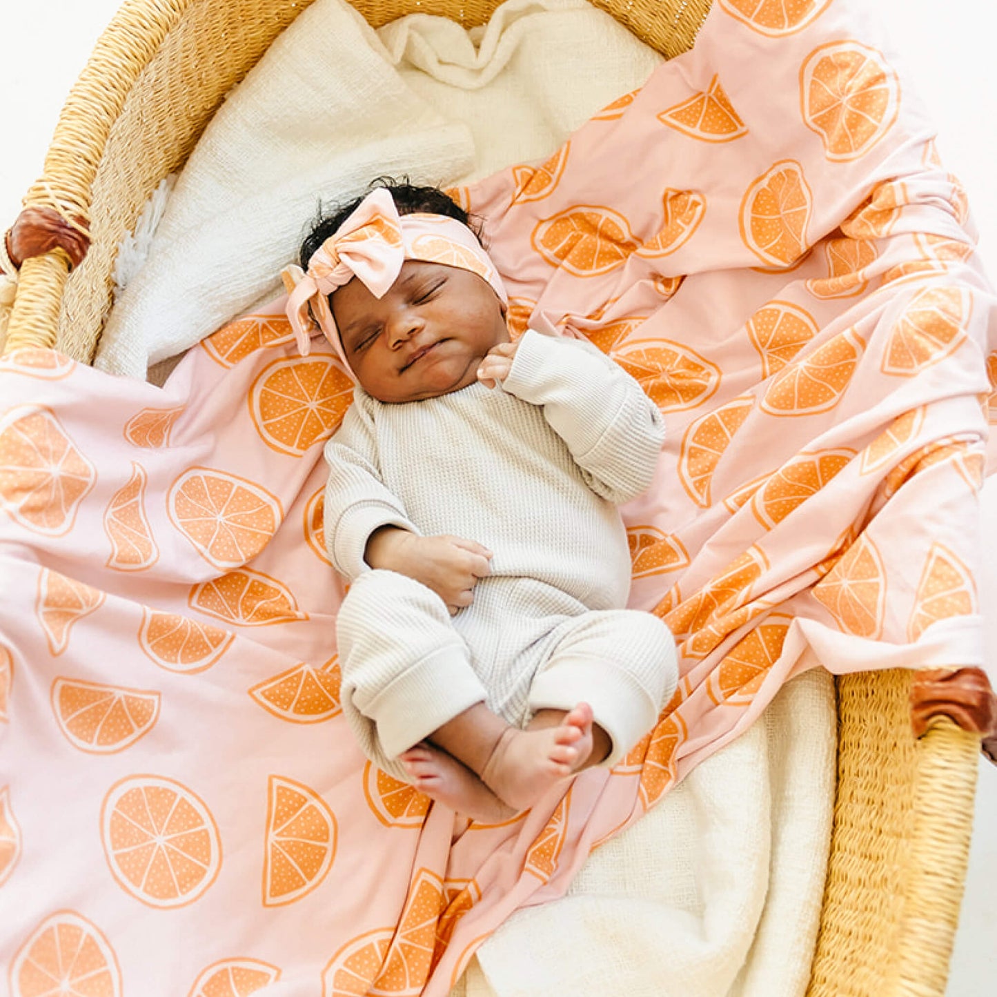 Knit Swaddle Blanket - Cutie