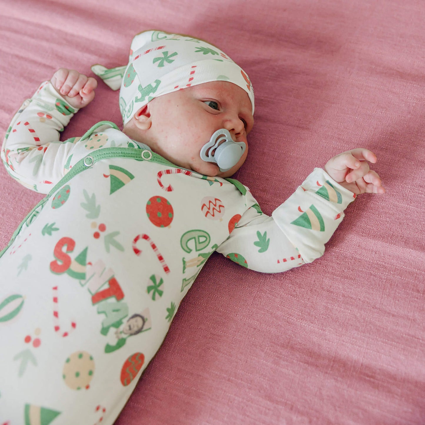 Newborn Knotted Gown - Elf