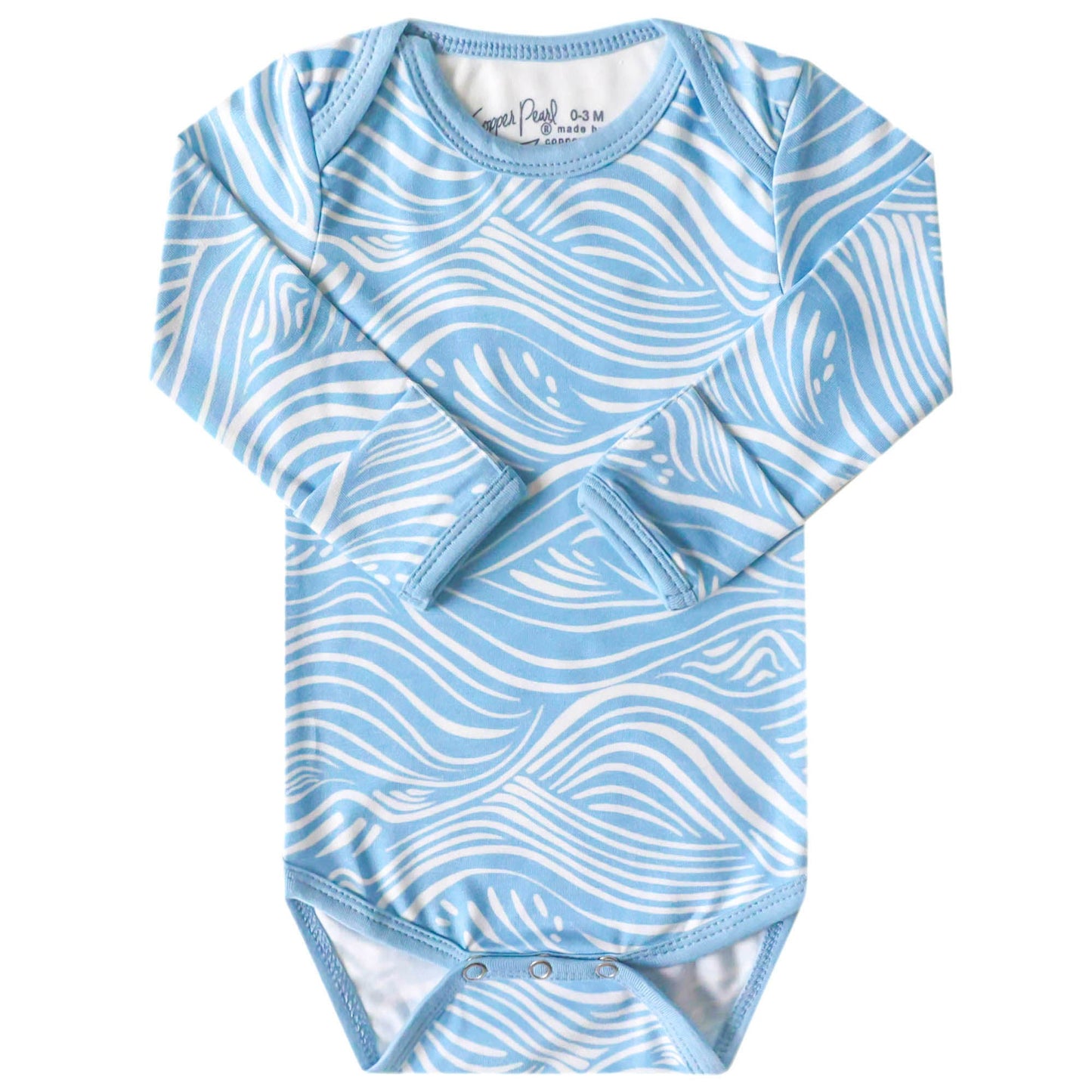 Long Sleeve Bodysuit - Surf